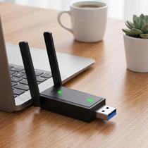 2x Adaptador WiFi USB 1300Mbps Dual Band AC 5GHz Rápida 2x Adaptador WiFi USB 1300Mbps Dual Band AC 5GHz Rápida