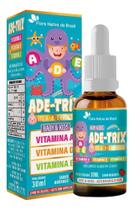 2X Ade-Trix Kids (Vit. A D E) 30Ml Sabor Morango - Flora Nat
