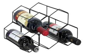 2X Adega De Mesa Empilhável Porta Garrafas Colmeia Aço