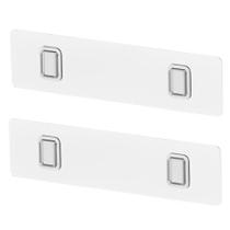 2x Adesivo de Parede Duplo 24cmcm Colante Ou Eleve 2x Adesivo de Parede Duplo 24cmcm Colante Ou Eleve