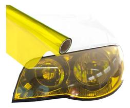 2X Adesivo Pelicula Amarela Lanterna/Farol/Milha 50Cmx46Cm