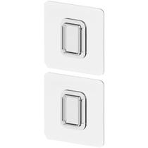 2X Adesivos De Parede Simples 6Cm Cor Natural - Ou 2X Adesivos De Parede Simples 6Cm Cor Natural - Ou