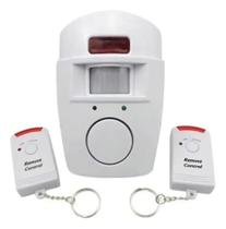 2X Alarme Sem Fio Residencial Sensor Sirene + 2 Controles 96