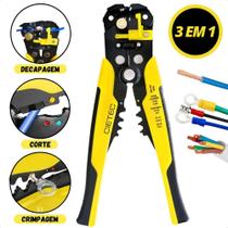 2X Alicate Decapador Descascador Crimpador De Fios Corte Aut