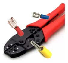 2X Alicate Prensa Terminal Pre Isolado Faston 2,5-6,0Mm Mod.
