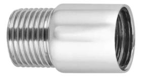 2X Alongador Prolongador Extensor Torneira 4Cm Metal Cromado