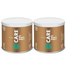 2x Alpha Care Óleo de Linhaça 1000mg Vital Âtman 60 Capsulas