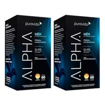 2x Alpha Men Polivitamínico Masculino Premium 60caps Puravida 2x Alpha Men Polivitamínico Masculino Premium 60caps Puravida