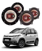 2x Alto Falantes 6" Polegadas + 2x 5" Polegadas 100W RMS Triaxial B3x60x/B3x50x Citroen Air Cross