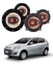 2x Alto Falantes 6" Polegadas + 2x 5" Polegadas 100W RMS Triaxial B3x60x/B3x50x Fiat Palio 2001/2018 2x Alto Falantes 6" Polegadas + 2x 5" Polegadas 100W RMS Triaxial B3x60x/B3x50x Fiat Palio 2001/2018