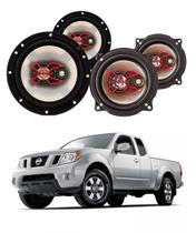 2x Alto Falantes 6" Polegadas + 2x 5" Polegadas 100W RMS Triaxial B3x60x/B3x50x Nissan Frontier