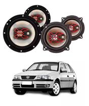 2x Alto Falantes 6" Polegadas + 2x 5" Polegadas 100W RMS Triaxial B3x60x/B3x50x VW Gol G3 2000/2005 2x Alto Falantes 6" Polegadas + 2x 5" Polegadas 100W RMS Triaxial B3x60x/B3x50x VW Gol G3 2000/2005