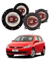 2x Alto Falantes 6" Polegadas + 2x 5" Polegadas 100W RMS Triaxial B3x60x/B3x50x VW Gol G6 2013/2016 2x Alto Falantes 6" Polegadas + 2x 5" Polegadas 100W RMS Triaxial B3x60x/B3x50x VW Gol G6 2013/2016