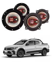 2x Alto Falantes 6" Polegadas + 2x 5" Polegadas 100W RMS Triaxial B3x60x/B3x50x VW Saveiro CD 12/19 2x Alto Falantes 6" Polegadas + 2x 5" Polegadas 100W RMS Triaxial B3x60x/B3x50x VW Saveiro CD 12/19