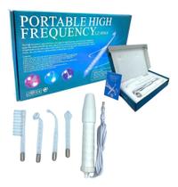 2X Aparelho De Alta Frequência Portátil Bivolt Limpeza De Pe 2X Aparelho De Alta Frequência Portátil Bivolt Limpeza De Pe