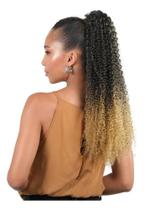 2X Aplique Rabo De Cavalo Cacheado Identico Ao Cabelo Humano 2X Aplique Rabo De Cavalo Cacheado Identico Ao Cabelo Humano