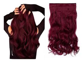 2X Aplique Tic Tac Cabelo Marsala Vinho Vermelho Bio Orgânic 2X Aplique Tic Tac Cabelo Marsala Vinho Vermelho Bio Orgânic
