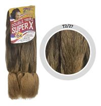 2X Apliques De Cabelo Sintético Zhang Hair Estilo Entrelace,