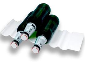 2X Apoio Base Suporte Organizador De Garrafas E Latas (Branc