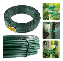 2X Arame Revestido Em Pvc Tela Gesso 1Kg Verde Bwg 14 - 2,11 2X Arame Revestido Em Pvc Tela Gesso 1Kg Verde Bwg 14 - 2,11