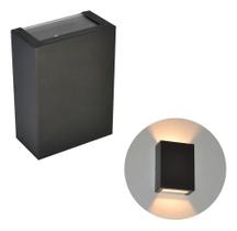 2X Arandela Alumínio 2 Focos Externa Interna + Lâmpada 5W 30