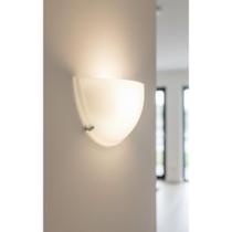 2x Arandela Meia Lua Vidro Murano E27 Bivolt Decorativa