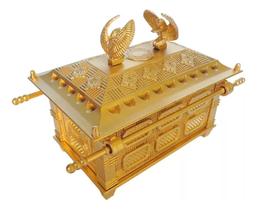 2X Arca Da Aliança Cristã Grande Dourada Dourado