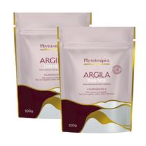2X Argila Branca Iluminadora Facial e Corporal Phytoterapica - Phytoterápica 2X Argila Branca Iluminadora Facial e Corporal Phytoterapica - Phytoterápica