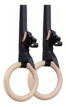 2X Argola Olimpica Ginástica Em Madeira Suspensão Par Odin F 2X Argola Olimpica Ginástica Em Madeira Suspensão Par Odin F