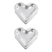 2x Assadeiras. Formas Bolo Coração Piscina Torta 20x18x4.5cm 2x Assadeiras. Formas Bolo Coração Piscina Torta 20x18x4.5cm