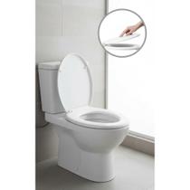 2x Assento Sanitário Branco Espuma Confortável 39x36cm