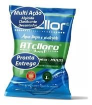 2X Atcllor Limper 1Kg Multi Ação 3 Em 1 Cloro Para Piscinas