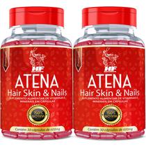2x Atena Hair Skin Nails Hf Suplements 30caps