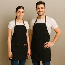 2X Avental Cozinheiro Churrasqueiro Restaurante Barman Artes