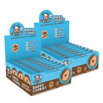 2x Baked Cookies Proteicos Chocolate Meio Amargo Cacow 9 Unidades 60g