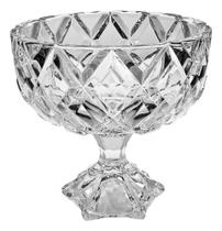 2X Baleiro Bomboniere De Vidro Taça Pote Chocolate Balas 600