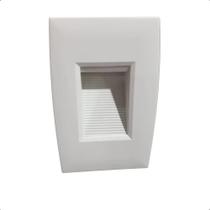 2X Balizador Led 2W Branco Quente Embutir Caixa 4X2 Externo 2X Balizador Led 2W Branco Quente Embutir Caixa 4X2 Externo