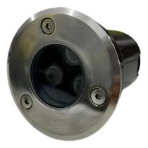 2X Balizador Led Chão Jardim 3W Blindado Solo Embutir Ip67