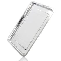 2X Bandeja Aço Inox Retangular Rasa 40X30 Restaurante 2X Bandeja Aço Inox Retangular Rasa 40X30 Restaurante