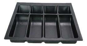 2X Bandeja Divisor Dinheiro Notas Porta Moedas Gavetas Preto 2X Bandeja Divisor Dinheiro Notas Porta Moedas Gavetas Preto