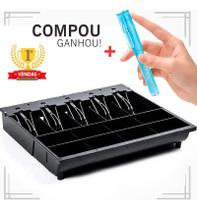 2X Bandeja Porta Cédulas E Moedas Menno Mg 40 Presilha Metál 2X Bandeja Porta Cédulas E Moedas Menno Mg 40 Presilha Metál