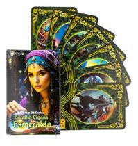 2X Baralho Cigana Esmeralda 36 Cartas Com Manual 2X Baralho Cigana Esmeralda 36 Cartas Com Manual