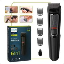 2X Barbeador Aparador Cortador Cabelo 6 Em 1 Philips Mg3711