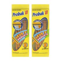 2x Barbeador Probak II Descartável Leve 7 Pague 5 Gillette 2 Laminas 2x Barbeador Probak II Descartável Leve 7 Pague 5 Gillette 2 Laminas