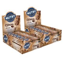2x Barra de Cereais Nutry Bolo de Chocolate 24 Unidades 22g 2x Barra de Cereais Nutry Bolo de Chocolate 24 Unidades 22g