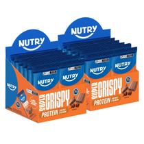 2x Barra de Proteinas Nutry Super Crispy Brownie 12 Unidades 55g -