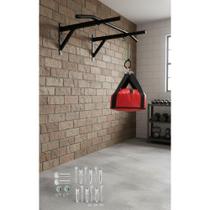 2x Barra Fixa Parede: Treine Força Total em Casa!