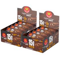 2x Barra Proteica 3 Corações Cappuccino Chocolate 12 Unidades 50g 2x Barra Proteica 3 Corações Cappuccino Chocolate 12 Unidades 50g