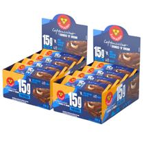 2x Barra Proteica 3 Corações Cappuccino Cookies N Cream 12 Unidades 50g 2x Barra Proteica 3 Corações Cappuccino Cookies N Cream 12 Unidades 50g