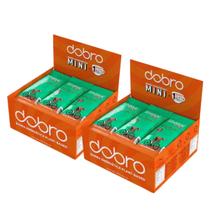 2x Barra Proteica Mini Dobro Banana Com Canela 12 Unidades 25g